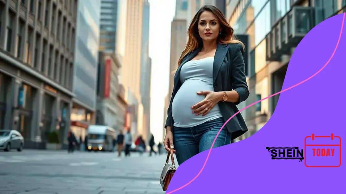 Mixing styles: casual and formal maternity outfits
