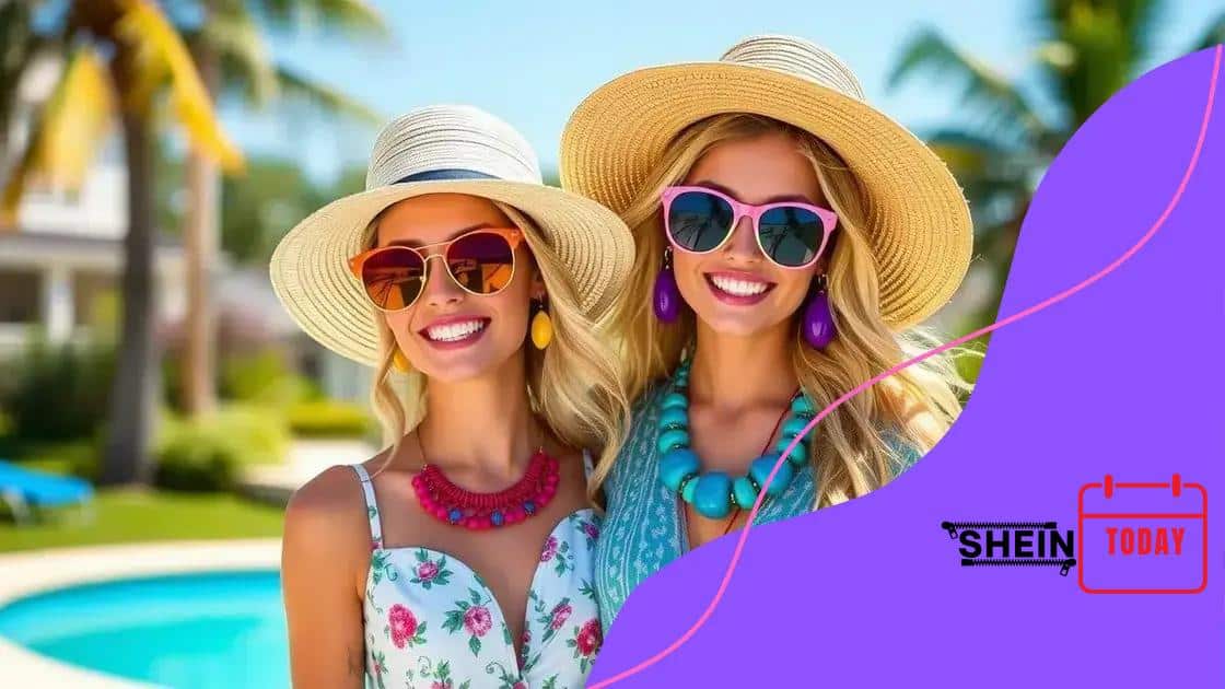 Accessorizing for sunny days with Shein