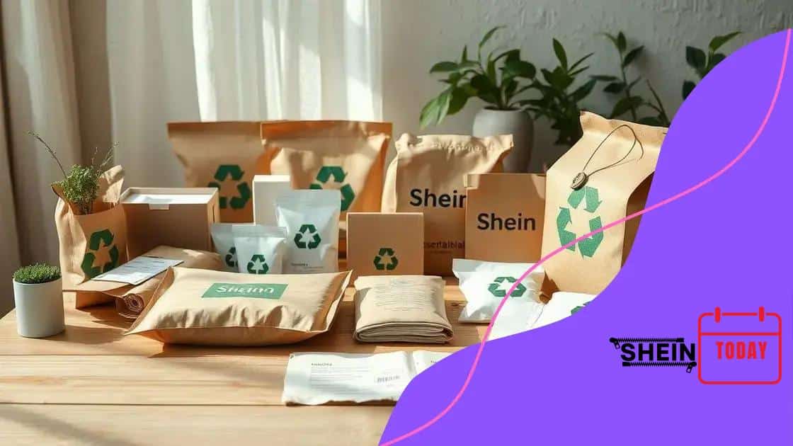 How Shein ensures sustainability in packaging