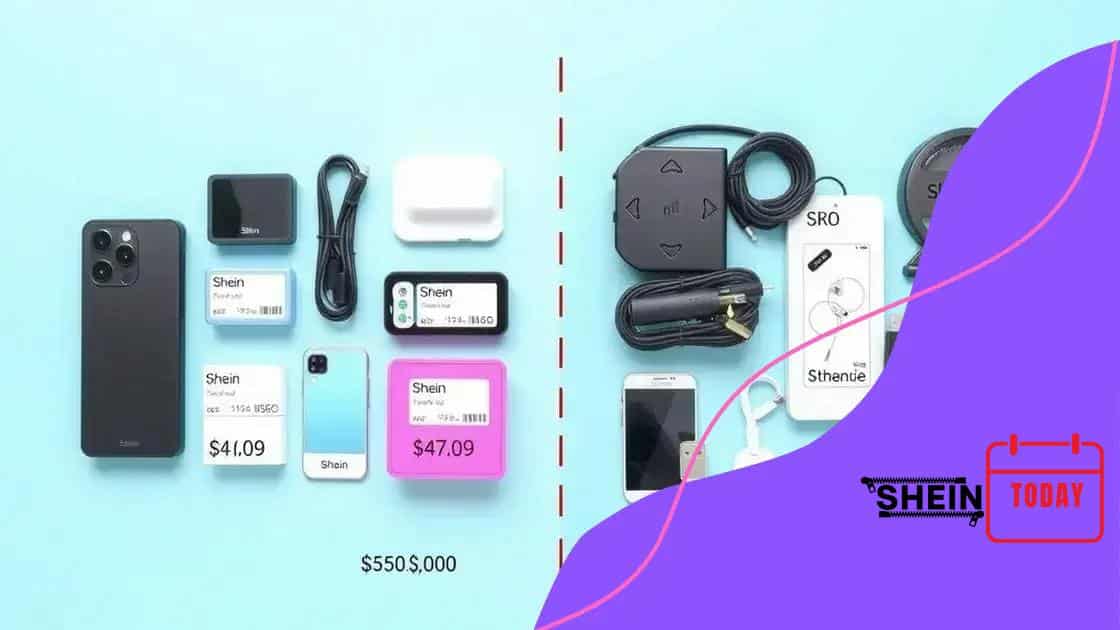 Comparison of prices: Shein vs competitors