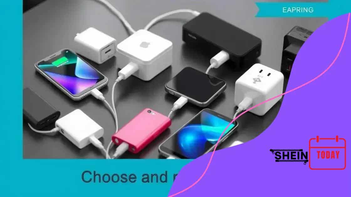How to choose the right charger
